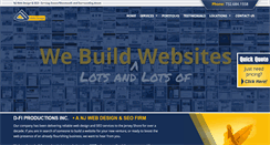Desktop Screenshot of dfiproductions.com